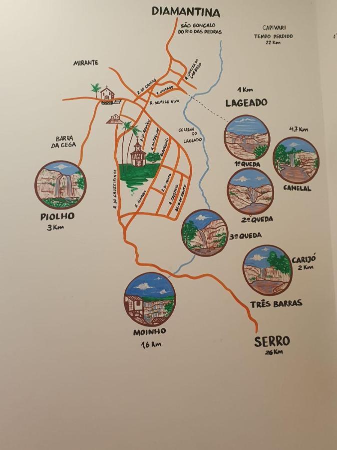 Pousada Estrada Real Milho Verde Esterno foto